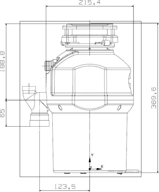 Комплект Мойка D&K DKS605006 графит + Измельчитель Bort Titan 9000