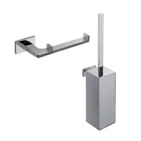 Набор Держатель Colombo Design Look B1608.000 + Ершик B1627.CR ABS