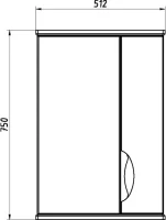 Зеркало ASB-Mebel Мессина 50 Зеркало ASB-Mebel Мессина 50