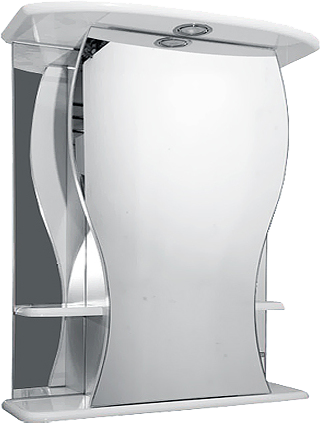 Зеркало-шкаф Misty Карина 60 с подсветкой