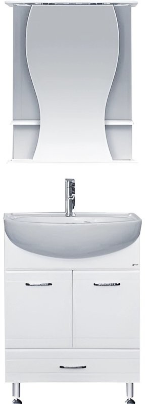 Зеркало-шкаф Misty Карина 60 с подсветкой