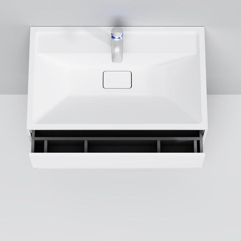 Тумба с раковиной AM.PM Inspire V2.0 80 белый матовый