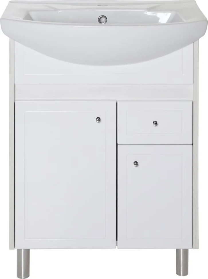 Мебель для ванной комнаты ASB-Mebel Орхидея 60 белая, северное дерево