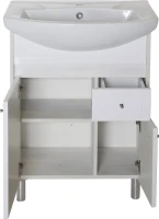Мебель для ванной комнаты ASB-Mebel Орхидея 60 белая, северное дерево