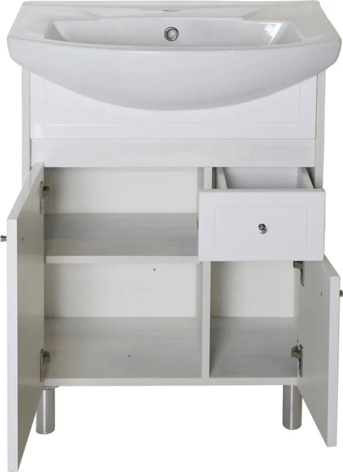 Мебель для ванной комнаты ASB-Mebel Орхидея 60 белая, северное дерево