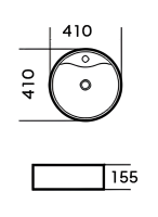 Накладная раковина Grossman GR-3012 40