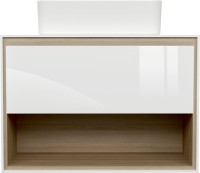 Тумба под раковину со столешницей Cersanit Louna 80 со столешницей