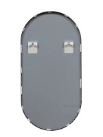 Зеркало Dreja Glow 50x100 черное Зеркало Dreja Glow 50x100 черное