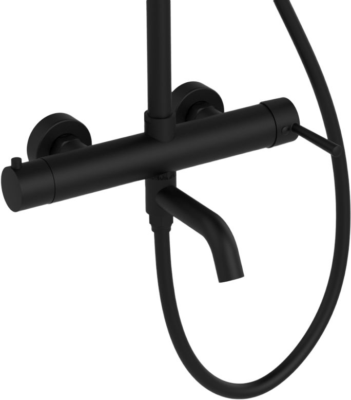 Душевая стойка Raiber Graceful RPB-006 черная