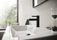 Смеситель для раковины Hansgrohe Finoris 110 76020670 матовый черный