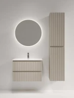 Мебель для ванной комнаты Sancos Snob R 70 Beige Soft, раковина CN7029