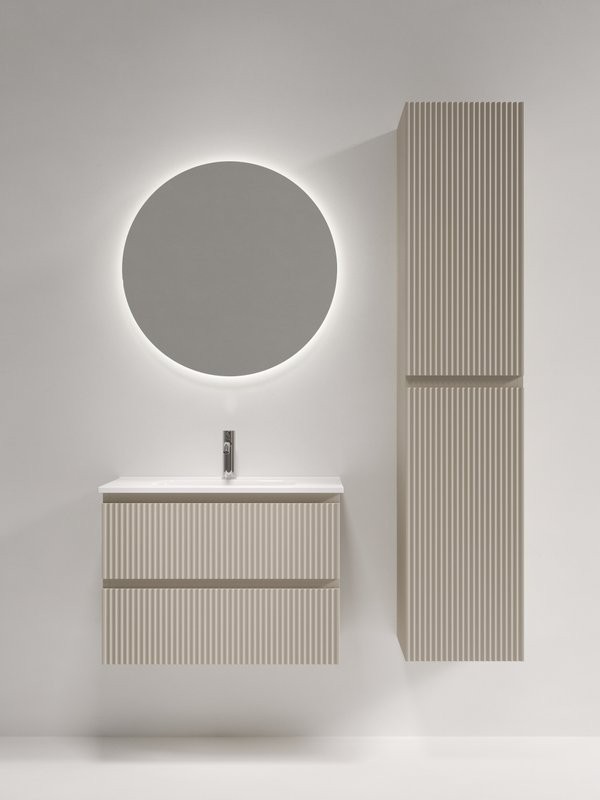 Мебель для ванной комнаты Sancos Snob R 70 Beige Soft, раковина CN7029