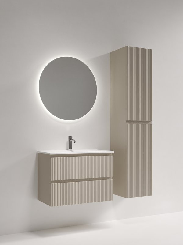 Мебель для ванной комнаты Sancos Snob R 70 Beige Soft, раковина CN7029