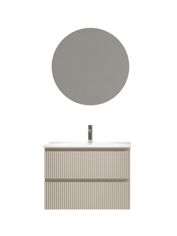 Мебель для ванной комнаты Sancos Snob R 70 Beige Soft, раковина CN7029