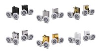 Душевая дверь в нишу Vegas Glass ZP Tur Novo h1900 155 08 01 профиль глянцевый хром, стекло прозрачное