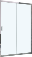Душевая дверь в нишу Vegas Glass ZP Tur Novo h1900 155 08 01 профиль глянцевый хром, стекло прозрачное