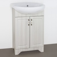 Тумба под раковину Style Line Олеандр-2 55 Люкс, рельеф пастель