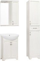 Тумба под раковину Style Line Олеандр-2 55 Люкс, рельеф пастель