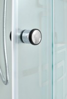 Душевая кабина DTO D EM2780NLED+GM профиль хром, стекло матовое с узором