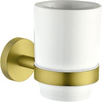 Стакан для ванной Allen Brau Priority 6.31002-GB настенный, золото, керамический Стакан для ванной Allen Brau Priority 6.31002-GB настенный, золото, керамический