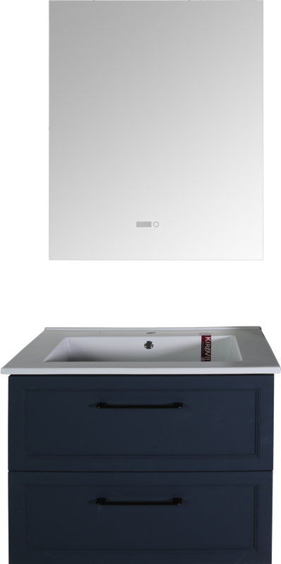 Мебель для ванной комнаты ASB-Mebel Белмонти 65 ясень браш, софт синий