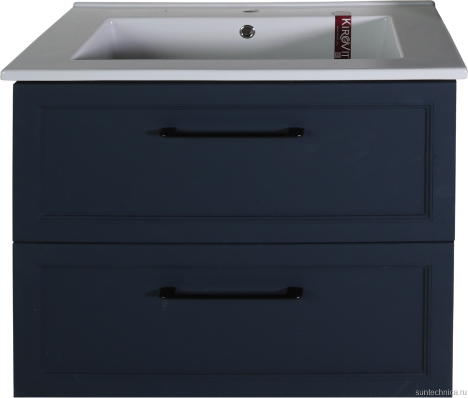 Мебель для ванной комнаты ASB-Mebel Белмонти 65 ясень браш, софт синий