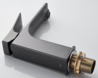Смеситель для раковины Shevanik S6101T оружейная сталь