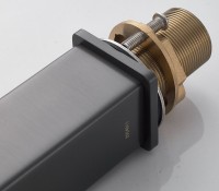 Смеситель для раковины Shevanik S6101T оружейная сталь