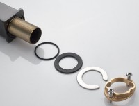 Смеситель для раковины Shevanik S6101T оружейная сталь