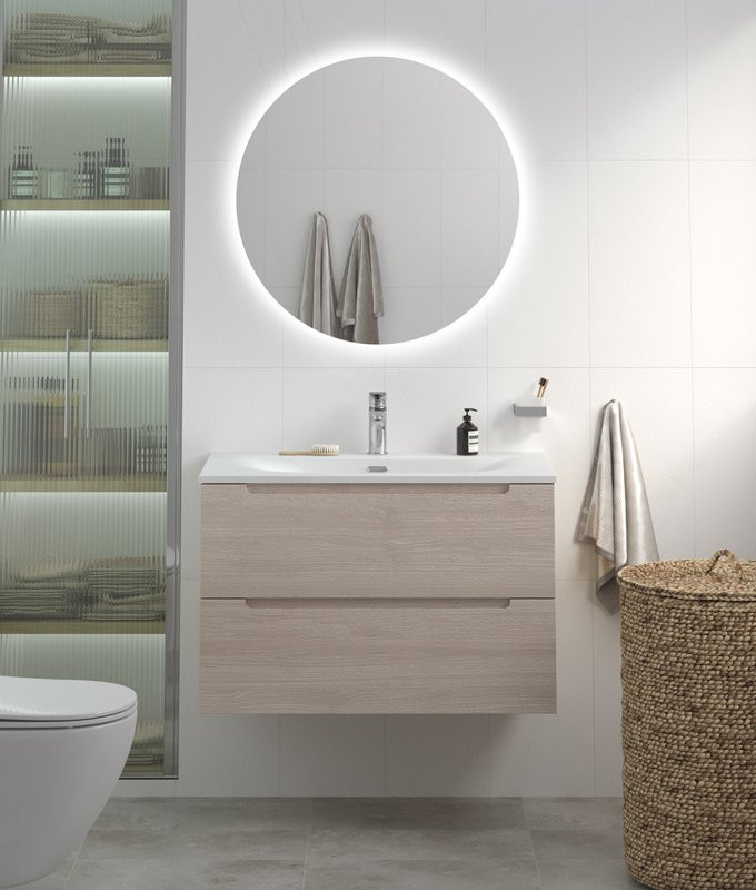 Тумба под раковину BelBagno Etna 90 rovere grigio