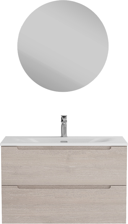 Тумба под раковину BelBagno Etna 90 rovere grigio