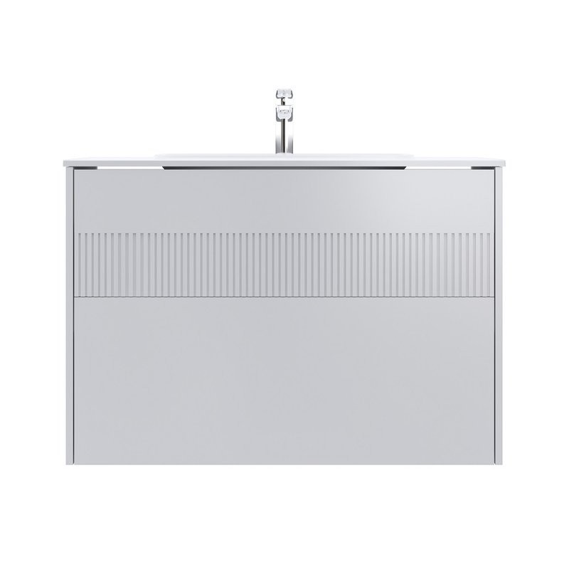 Тумба под раковину без столешницы AM.PM Func 100 белая матовая, с 2 ящиками