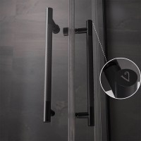 Душевой уголок Veconi Premium Trento PTC-20B 120x80, профиль черный матовый, стекло прозрачное