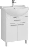 Тумба с раковиной SanStar Аура 60 раковина Амур