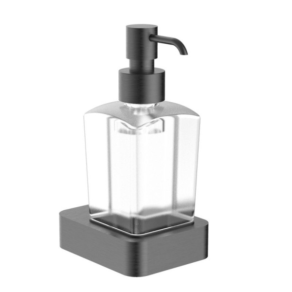 Дозатор для жидкого мыла Wonzon & Woghand Lotte WW-8333-BGM настенный, вороненая сталь