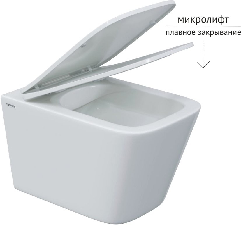 Комплект Унитаз подвесной Floe S Rimless SO безободковый, с микролифтом + Инсталляция Atom Line 410 с кнопкой смыва белая