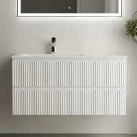 Тумба с раковиной Sancos Snob R 100 см, L, bianco