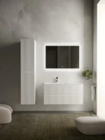 Тумба с раковиной Sancos Snob R 100 см, L, bianco