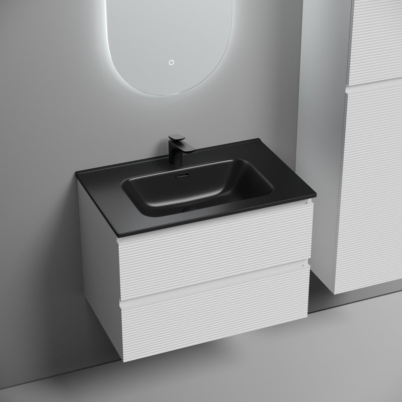 Мебель для ванной комнаты Sancos Folk 70 bianco, раковина CN7007MB