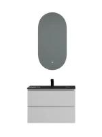 Мебель для ванной комнаты Sancos Folk 70 bianco, раковина CN7007MB