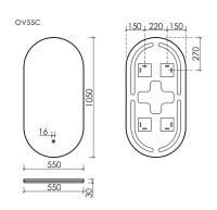 Мебель для ванной комнаты Sancos Folk 70 bianco, раковина CN7007MB