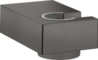Настенный держатель Hansgrohe Porter E 28387340 матовый черный хром Настенный держатель Hansgrohe Porter E 28387340 матовый черный хром