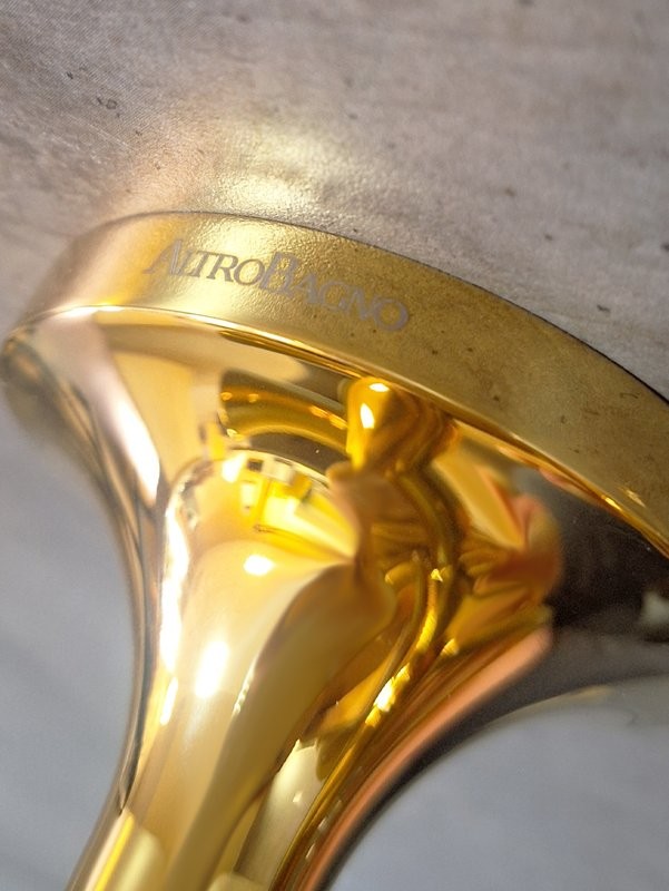 Мыльница AltroBagno Corposo 080715 Gl настенная, золотая