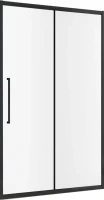 Душевая дверь в нишу Abber Schwarzer Diamant AG30150BMH 150 см, профиль черный, стекло матовое