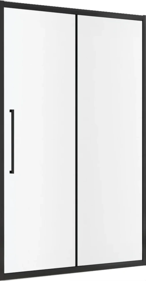 Душевая дверь в нишу Abber Schwarzer Diamant AG30150BMH 150 см, профиль черный, стекло матовое