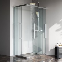 Душевой уголок AM.PM Func W84G-403-12080-MT 120х80 см, профиль хром матовый