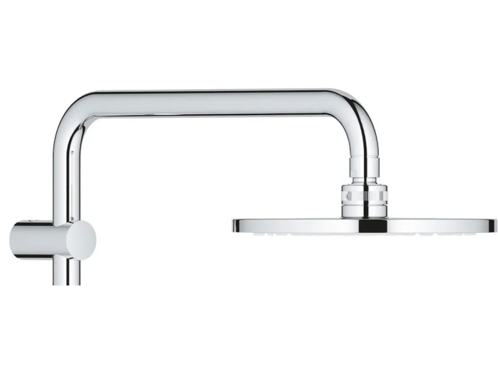 Душевой комплект Смеситель Grohe Eurodisc Joy 23431000 + Стойка New Tempesta Rustic 27399002