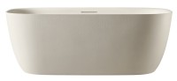 Ванна из искусственного камня AltroBagno Luciana 090223 170x80 см, отдельностоящая, овальная, на ножках, с донным клапаном