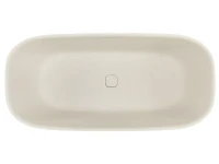 Ванна из искусственного камня AltroBagno Luciana 090223 170x80 см, отдельностоящая, овальная, на ножках, с донным клапаном
