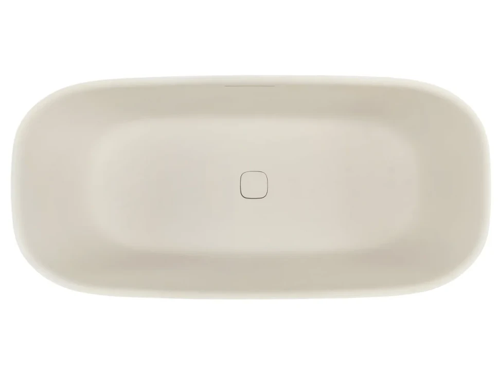 Ванна из искусственного камня AltroBagno Luciana 090223 170x80 см, отдельностоящая, овальная, на ножках, с донным клапаном